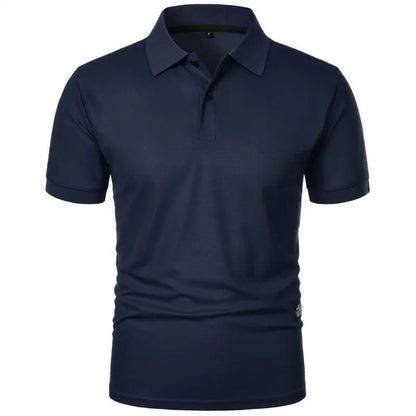 Lightweight Short Sleeve Polo Shirt for Men
