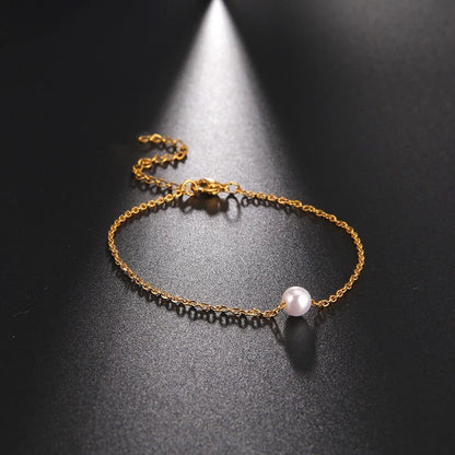 Elegant Imitation Pearl Bracelets for Women