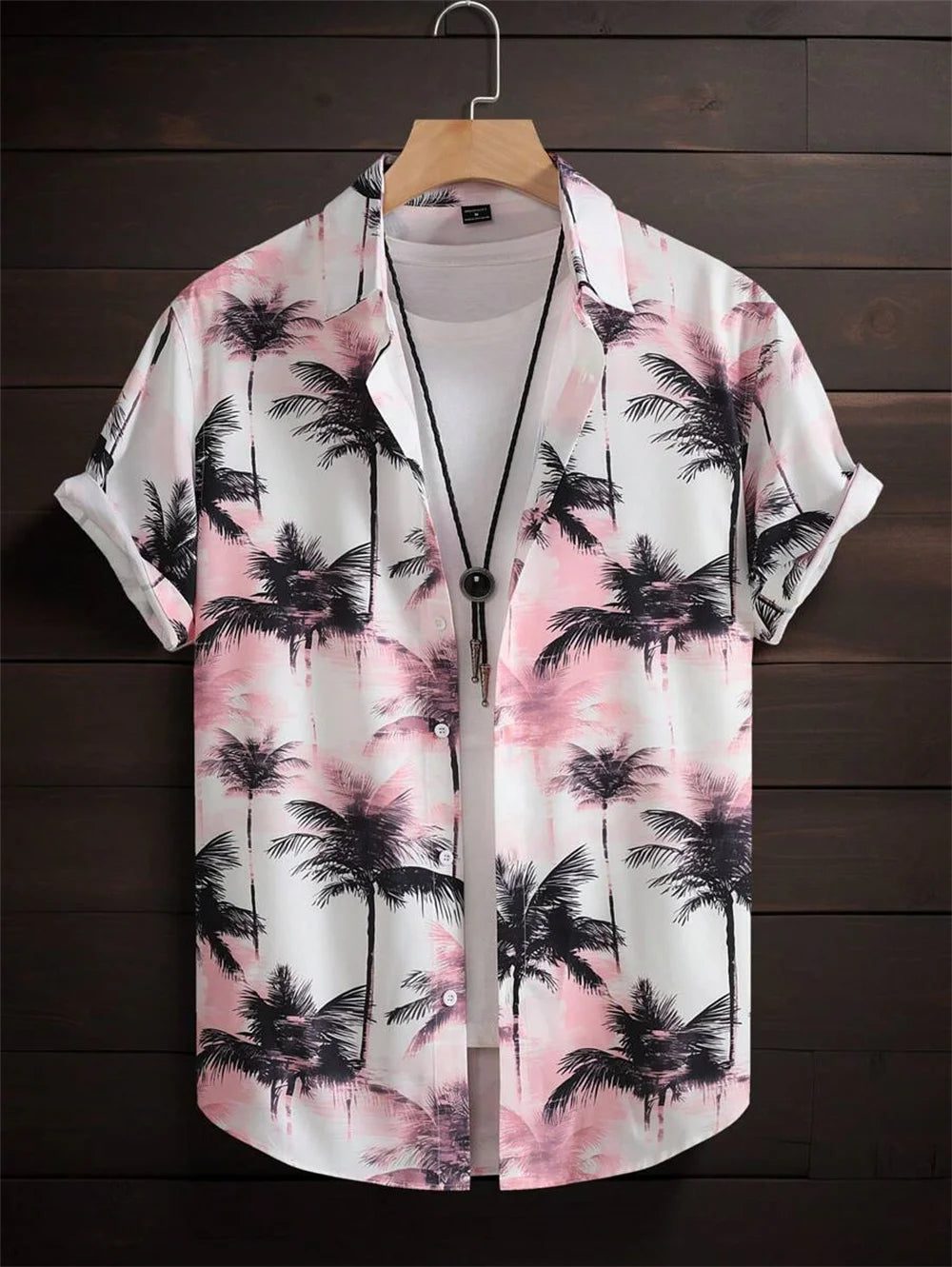 Men's Retro Hawaiian Shirt for Casual Style