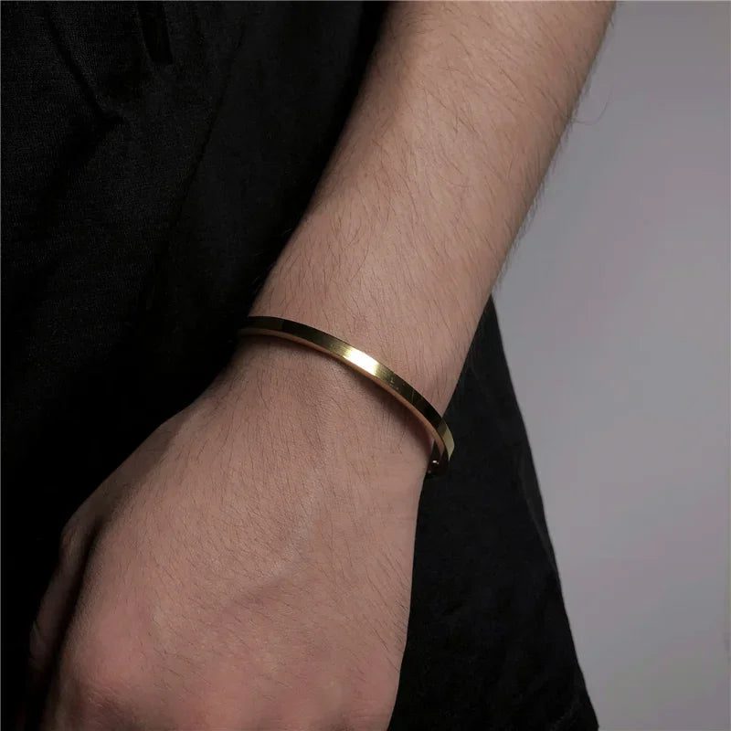 Waterproof Gold Snake Chain Bracelet for Women