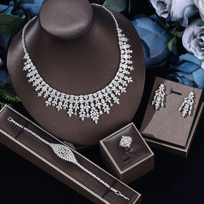 2023 Bridal Wedding Jewelry Set - 4 Pieces