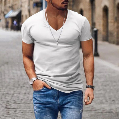 Men's V-Neck Quick-Dry Summer T-Shirt