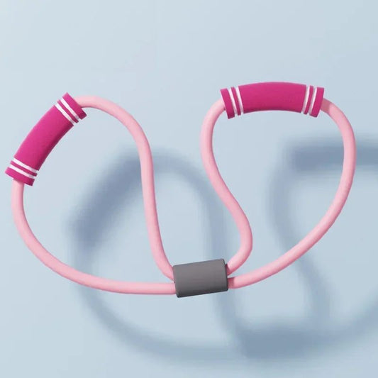 8 Shaped Resistance Bands for Home Workouts