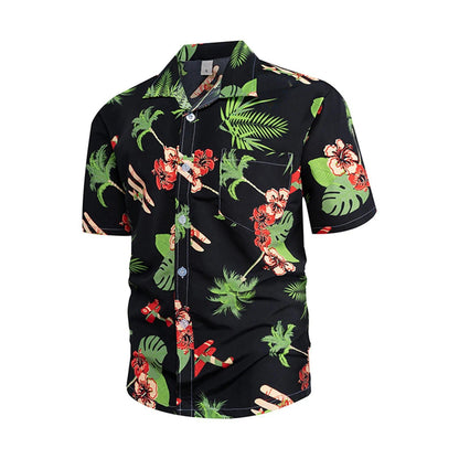 Men's Hawaiian Banana Fruit 3D Printed Shirt