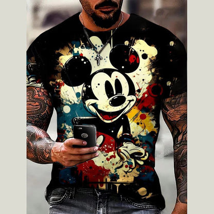 2024 3D Print Mickey Mouse T-Shirt