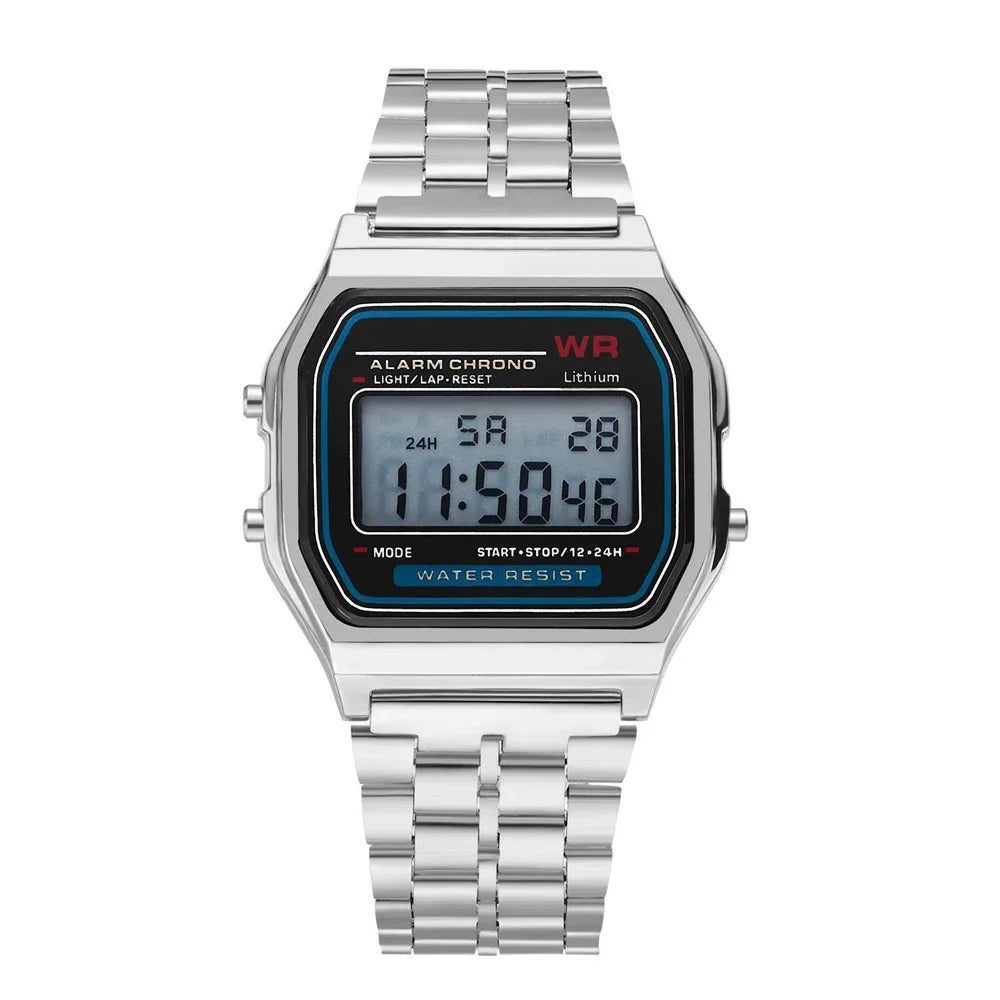 Vintage LED Digital Unisex Sports Wristwatch