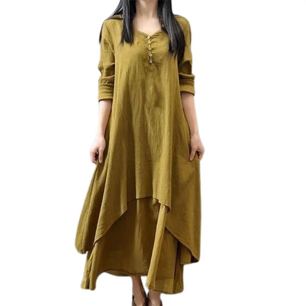 2024 Women's Cotton Linen Dresses for Style