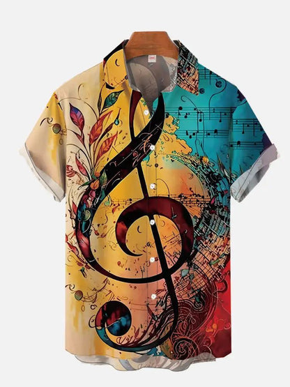 3D Printed Hawaiian Shirt for Men