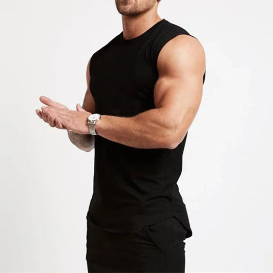 Men's Sleeveless Workout Tank Top for Bodybuilding
