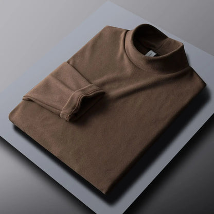 Men's Thermal Long Sleeve Velvet Undershirt