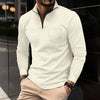 Men's Long Sleeve Polo Neck Pocket T-shirt