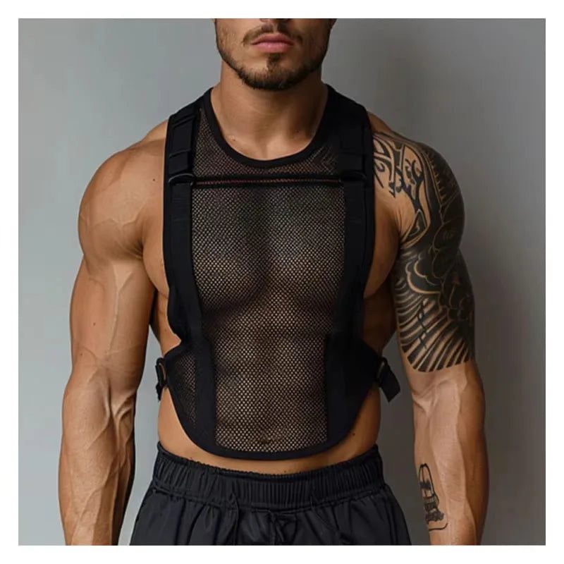 Men's Mesh Tank Top for Outdoor Sports