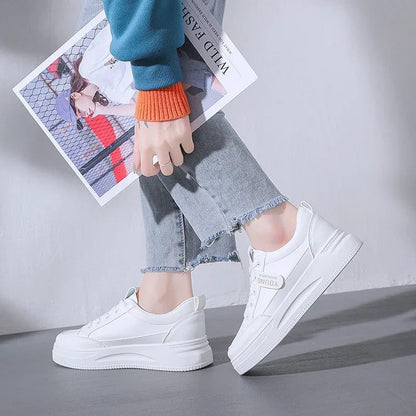 Women's Casual White Sports Shoes for Spring