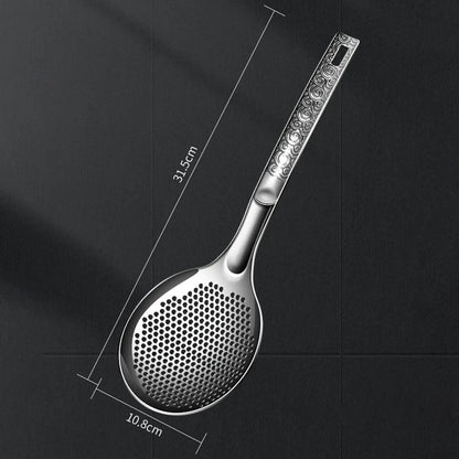 Multifunctional Stainless Steel Slotted Spoon Skimmer