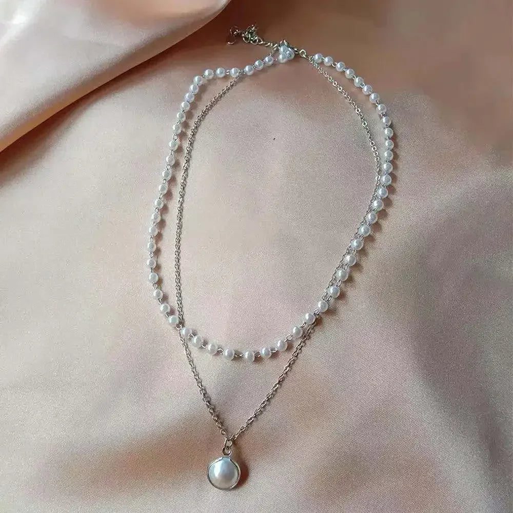 2024 Women's Pearl Choker Necklace Fashion Jewelry