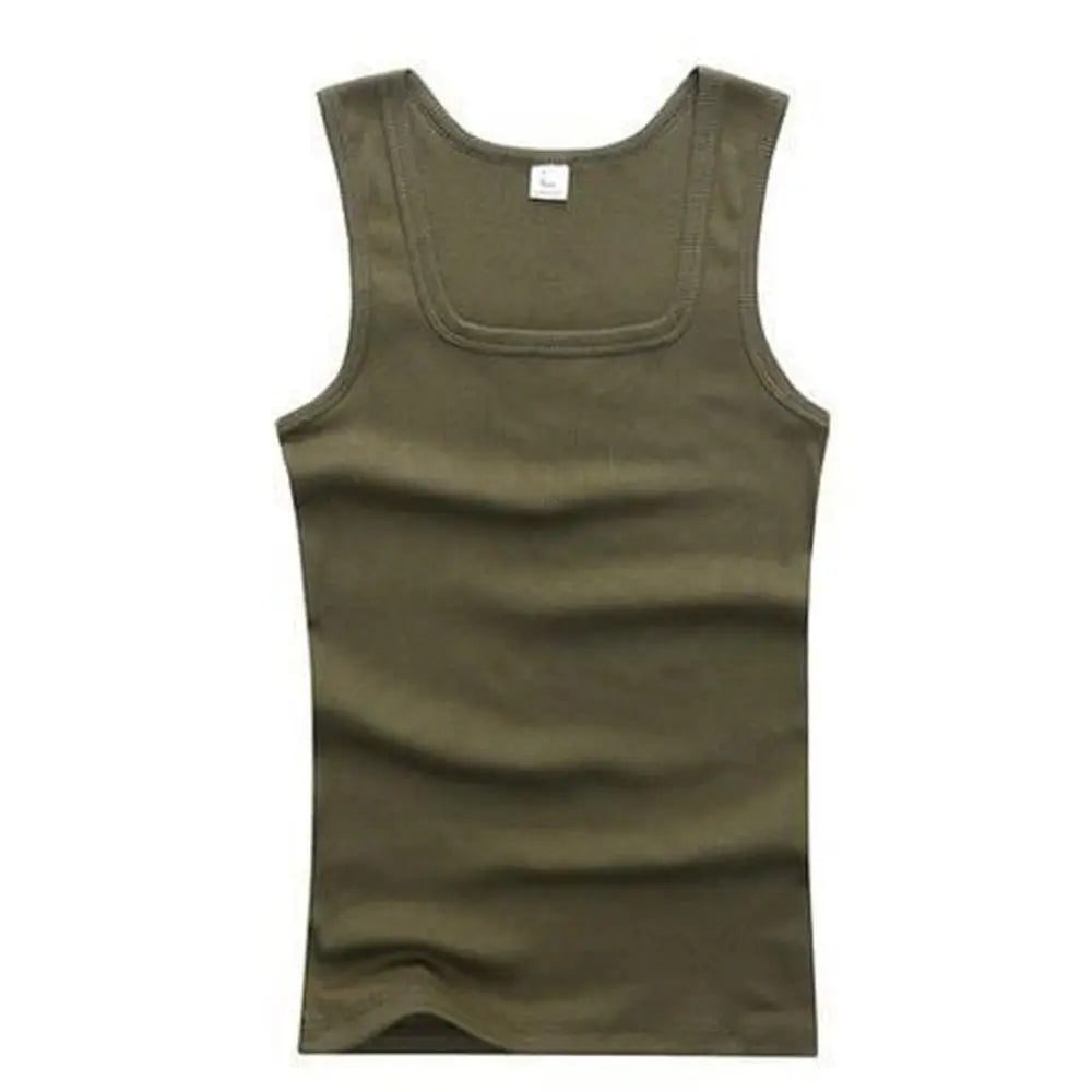 Men's Ribbed Tank Top for Summer