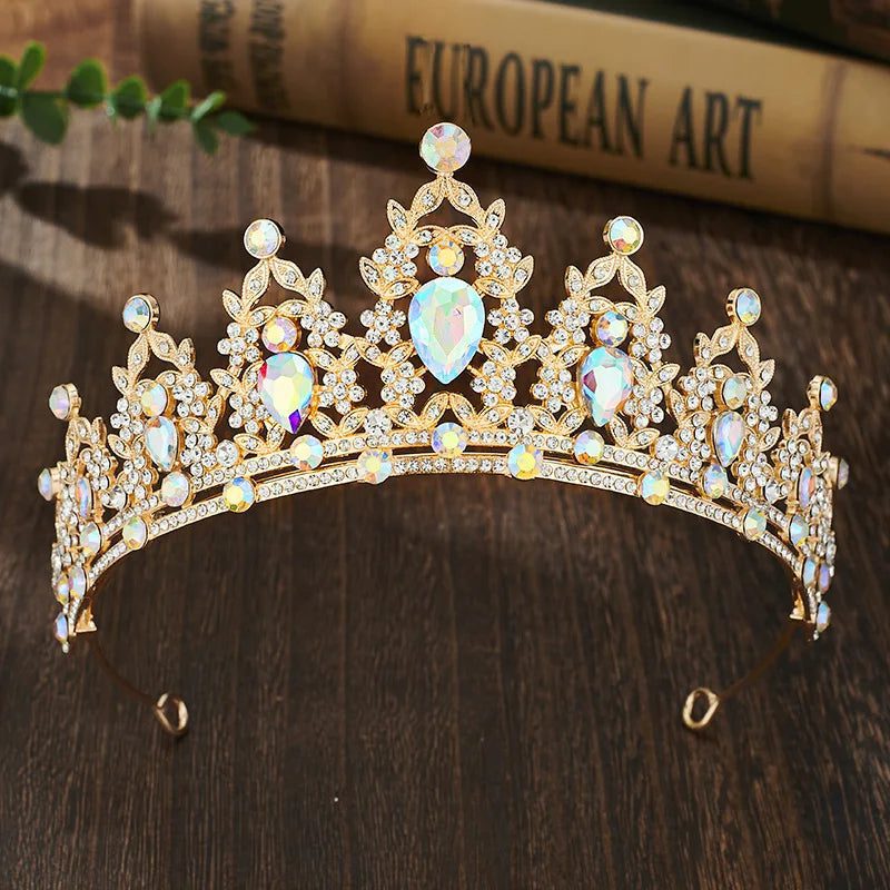 Elegant Rhinestone Tiara for Bridal Hair