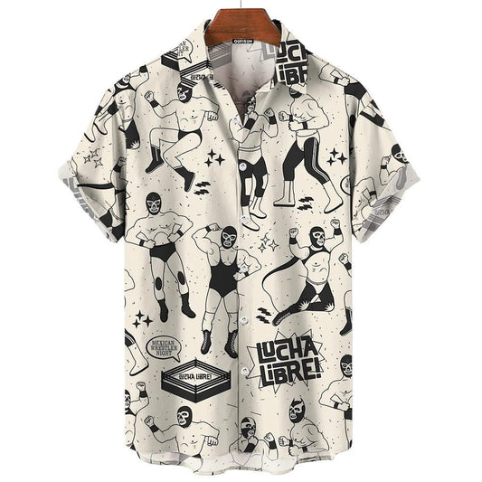 3D Printed Hawaiian Shirts for Men Summer
