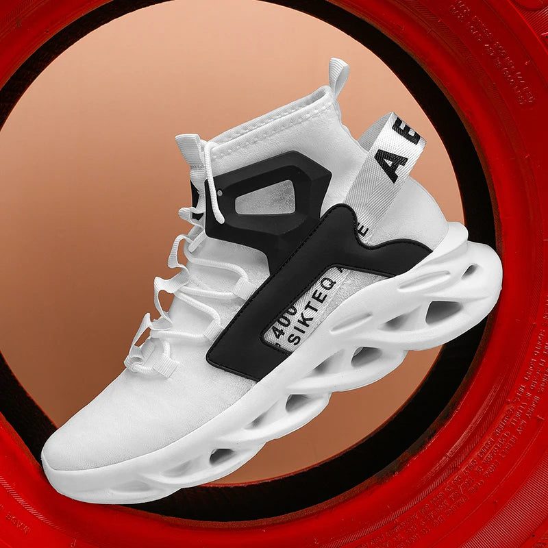 Men's Lightweight Breathable High Top Sports Shoes