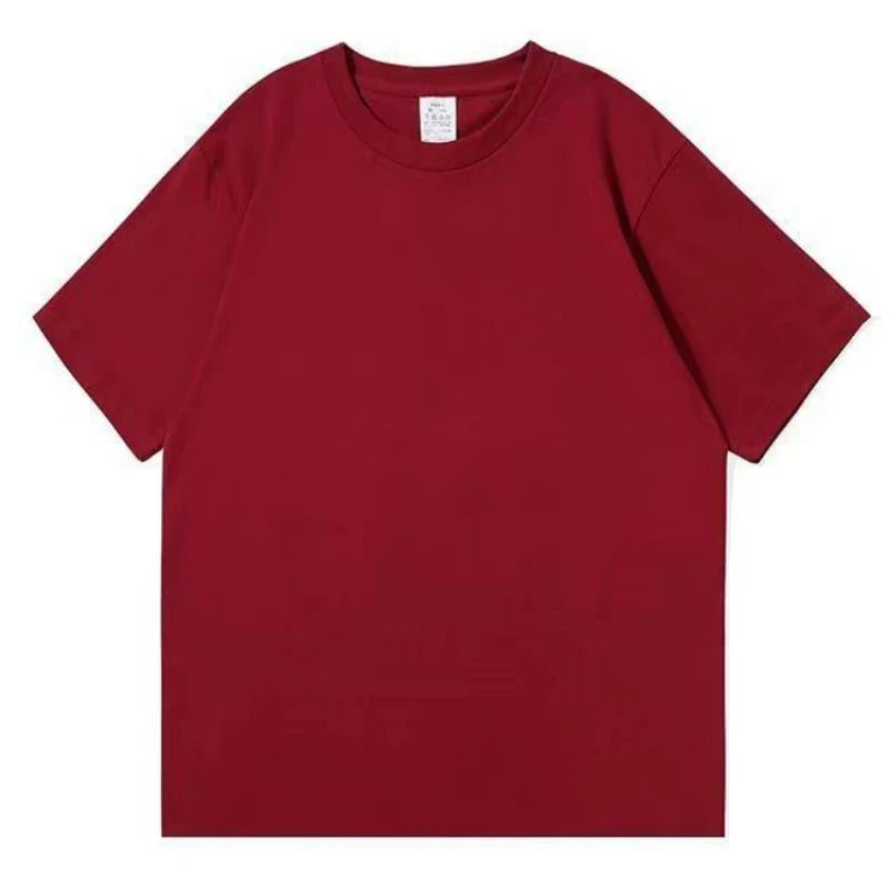Heavy-Duty Cotton T-Shirt for Men, 500g