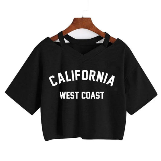 2024 Y2K Women's Cropped T-Shirt - Funny Graphic