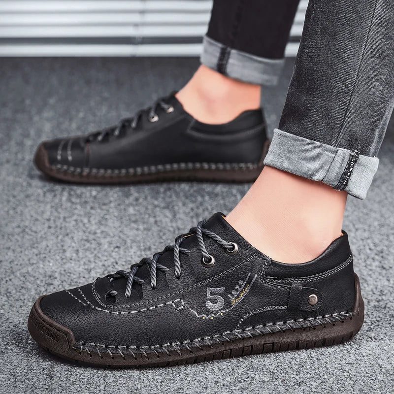 Comfortable High-Quality Men's Leather Outdoor Shoes