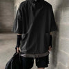 Men's Vintage Techwear Hooded Pocket T-Shirt