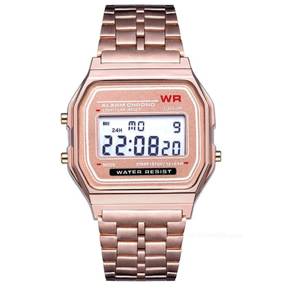 Vintage LED Digital Unisex Sports Wristwatch