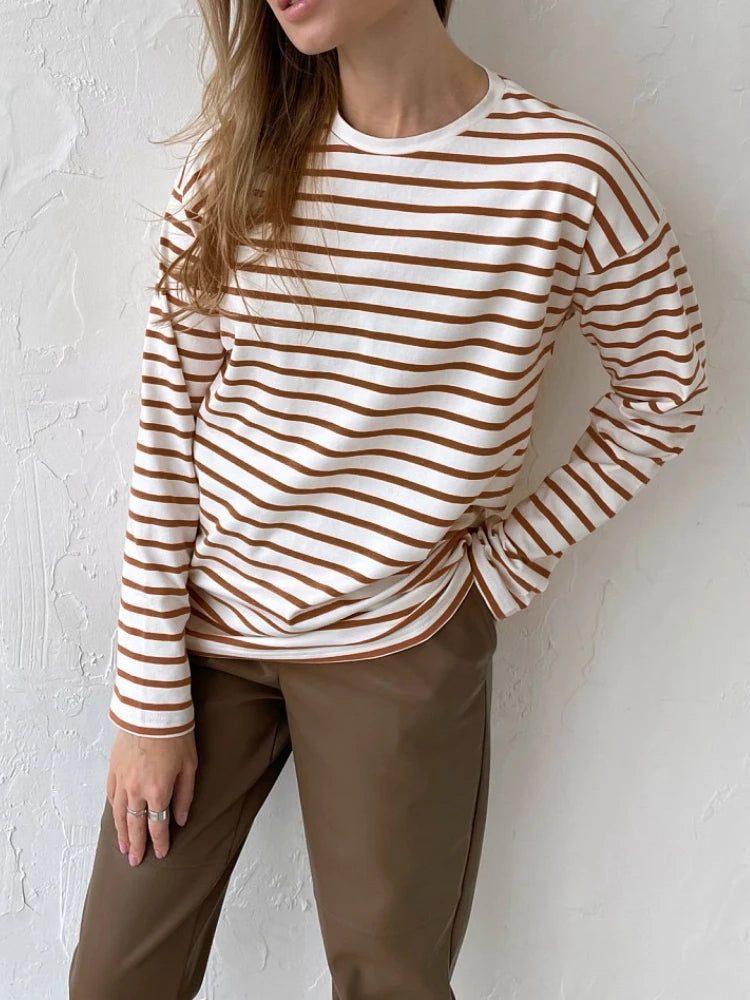2024 Summer Striped Long Sleeve T-Shirts