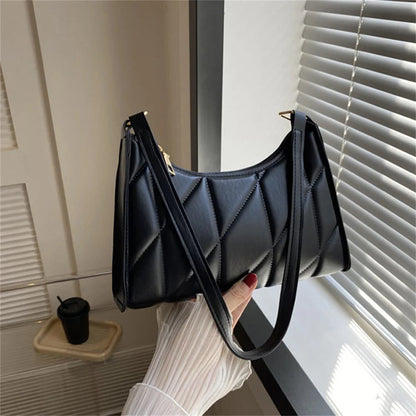 Trendy Black Crossbody Shoulder Bag for Women