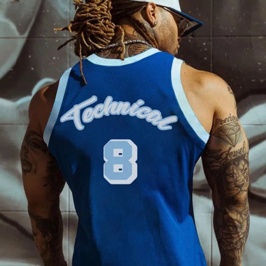 Men's Breathable Mesh Tank Top for Workouts