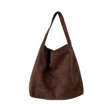 2024 Large Suede Shoulder Bag for Women