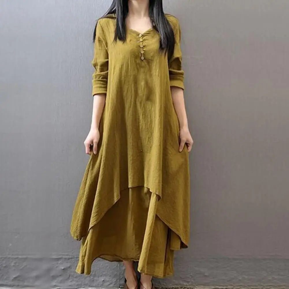 2024 Women's Cotton Linen Dresses for Style