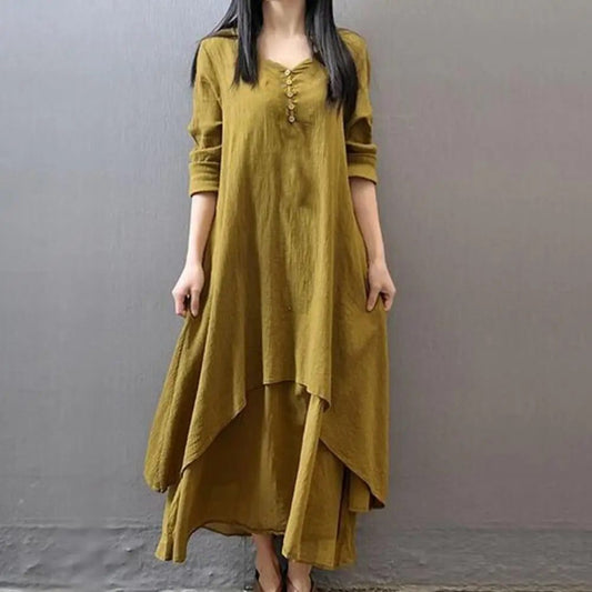 2024 Women's Cotton Linen Dresses for Style