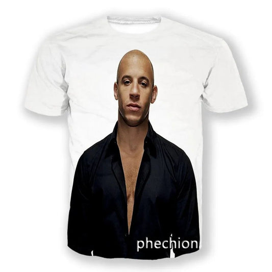 Unisex 3D Print Diesel T-Shirt for Hip Hop