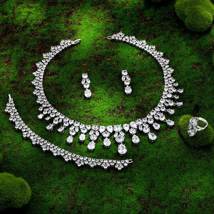 2023 Bridal Wedding Jewelry Set - 4 Pieces