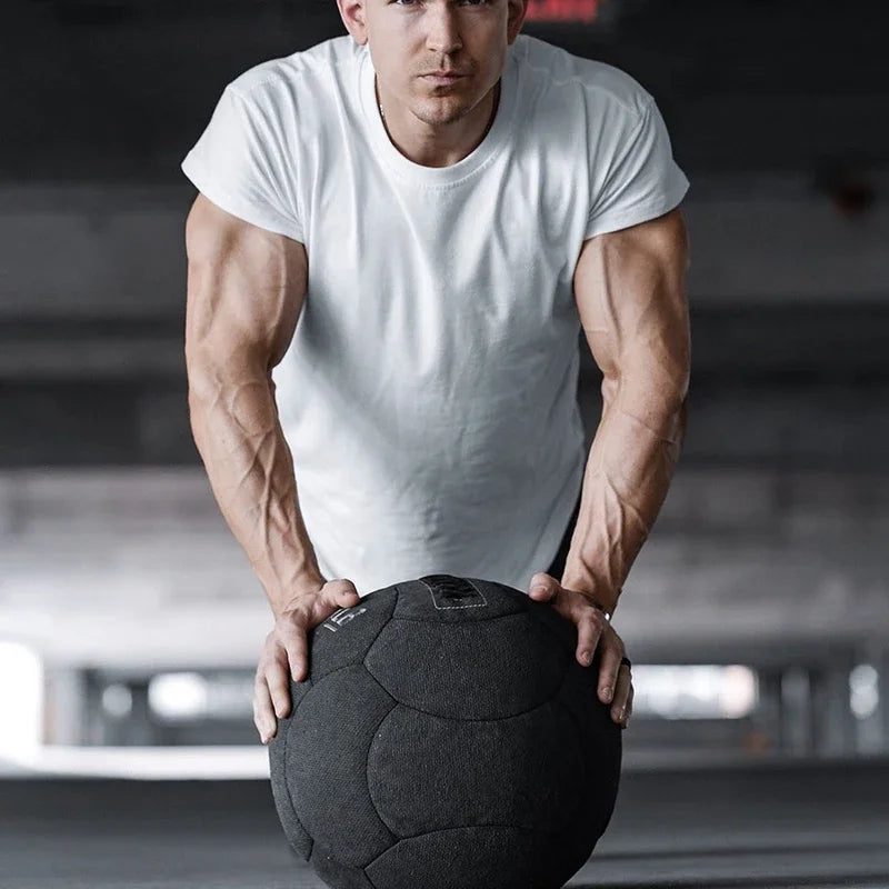 Men's Cotton Gym T-Shirts for Summer Fitness