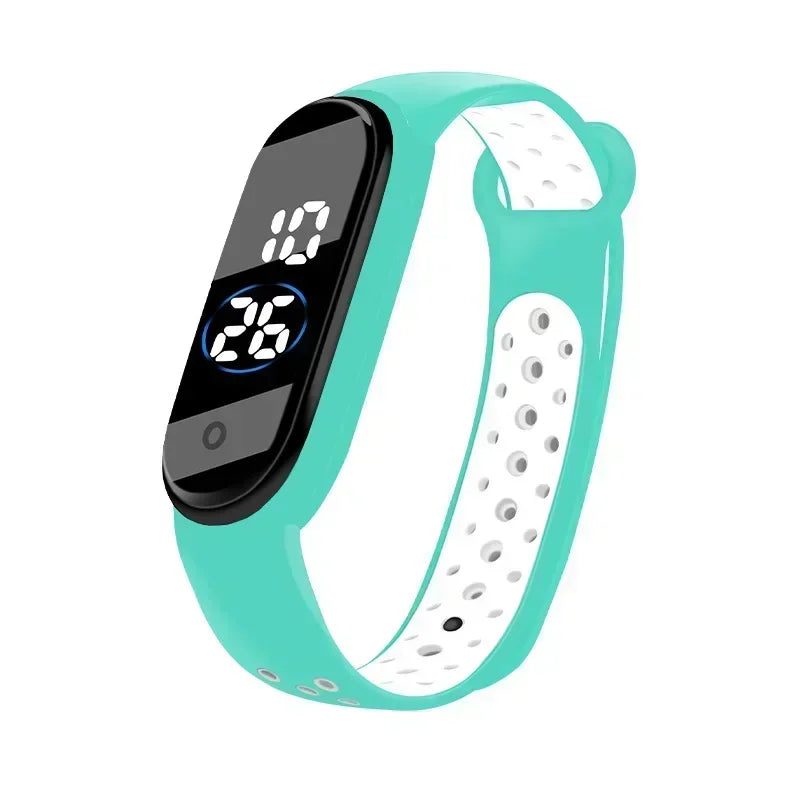 Waterproof LED Digital Sports Watch for Kids