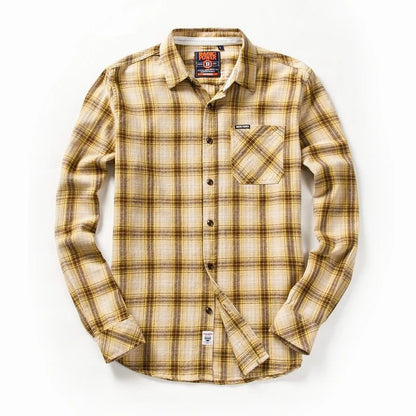 2024 Men's Casual Plaid Flannel Shirt