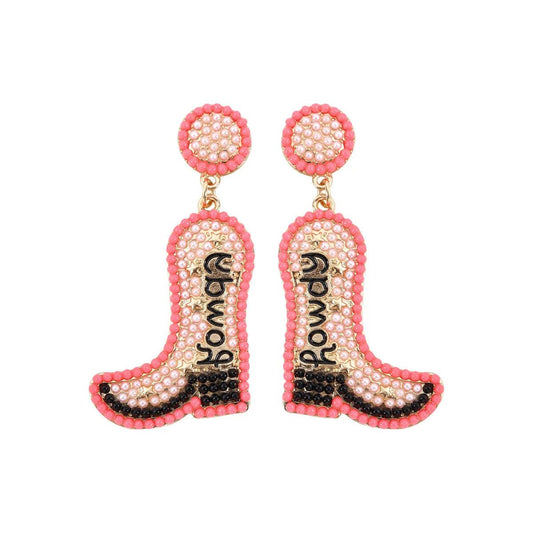 Bohemian Western Cowgirl Beaded Earrings for Women