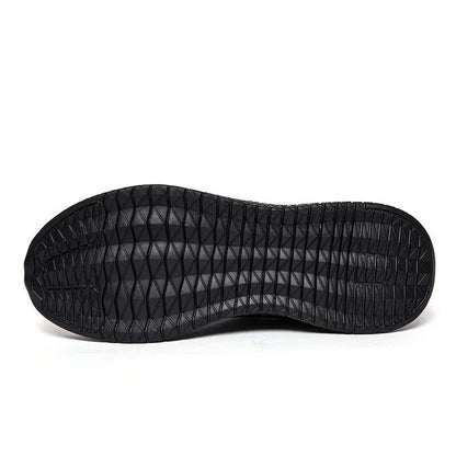 Lightweight Black Sports Running Shoes for Men