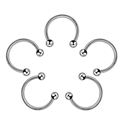 Stainless Steel Septum Rings for Body Jewelry