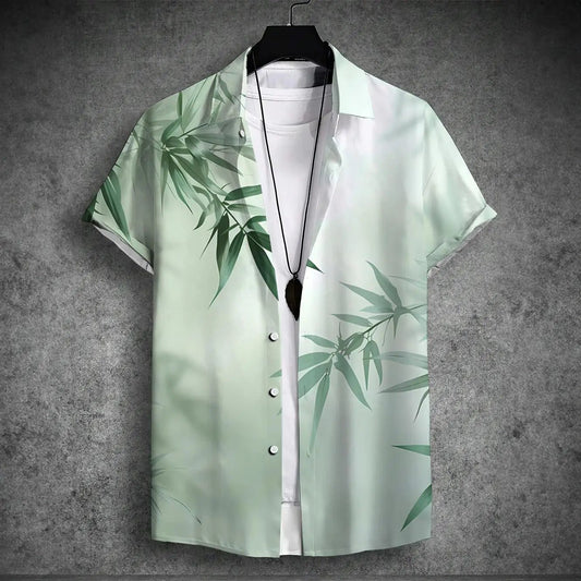 2024 Hawaiian Short-Sleeved Shirt for Men