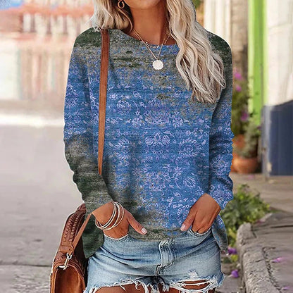 Trendy Long Sleeve Cotton T-Shirts for Women