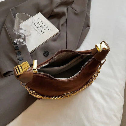 2024 Winter Y2K Faux Suede Shoulder Bag