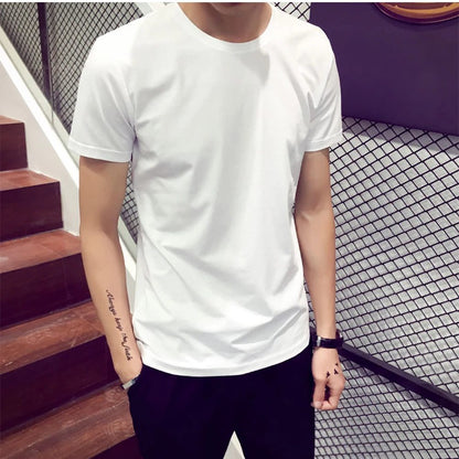 Men's Cotton Crew Neck Casual T-Shirt