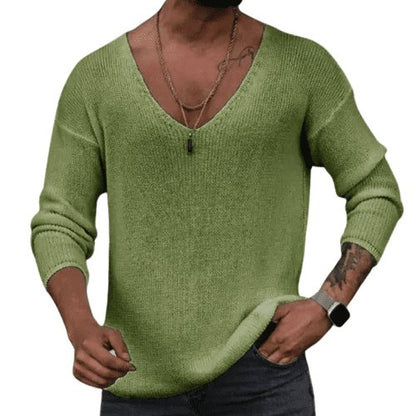 Men's Spring V-Neck Slim Fit T-Shirts