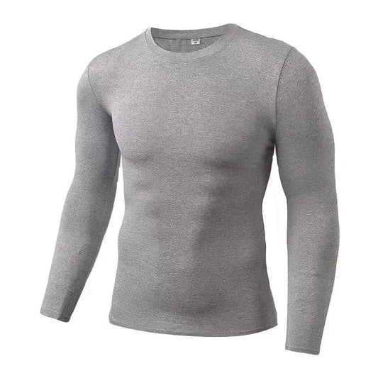 Men's Thermal Long-Sleeve Fitness T-Shirt - Fast Dry