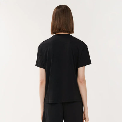 Premium Women's Pima Cotton Black T-Shirt