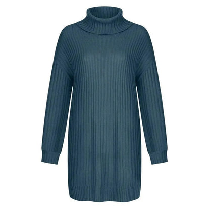 Trendy Women’s Mid-Length Sweater Dress